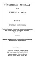 Statistical Abstract of the United States: 1885