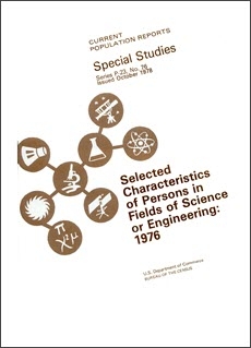 Selected Characteristics of Persons in Fields of Science or Engineering: 1976