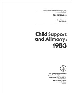 Child Support and Alimony: 1983