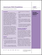 Americans With Disabilities: 1997
