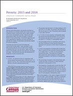 Poverty: 2015 and 2016