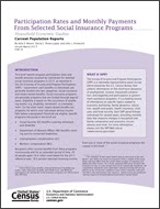 Participation Rates and Monthly Payments From Selected Social Insurance Programs