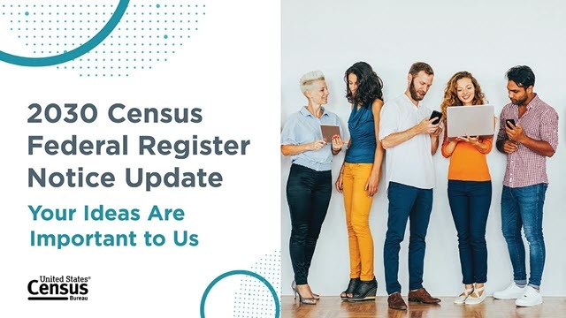 2030 Census Federal Register Notice Update