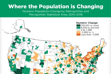 Map: Where the population is changing.