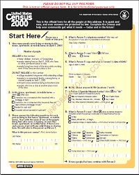 Census 2000 Short form