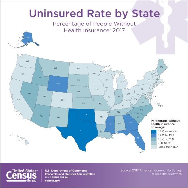 Uninsured Rate by State