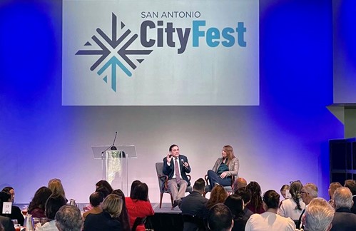 Speaking about the power of data at San Antonio’s CityFest.