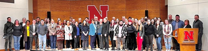 Photo: Speaking to students at the University of Nebraska – Lincoln