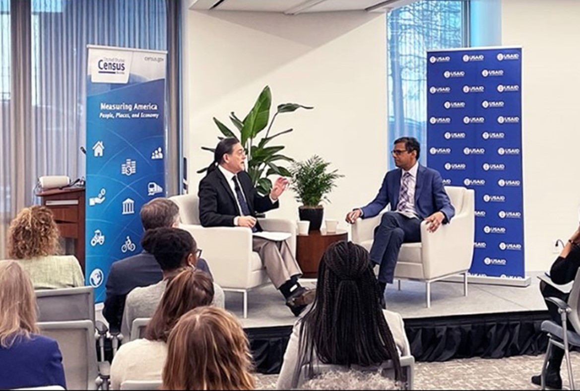 Photo: Fireside chat with USAID Assistant Administrator for Global Health, Dr. Atul Gawande