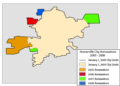 Geography of Homerville