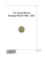 U.S. Census Bureau Strategic Plan FY 2013 - 2017