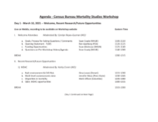 Census Bureau Mortality Studies Workshop Agenda Day 1.pdf