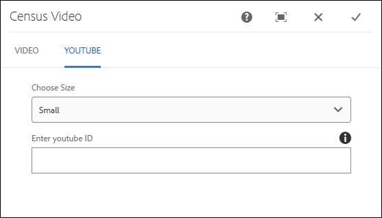 Census Video - YouTube Tab