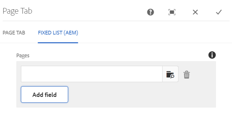 Dynamic Tab Component: Fixed Tab
