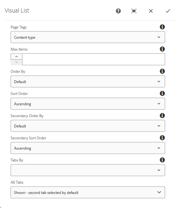 Visual List Sort & ID Options