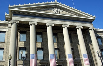 An american government office building