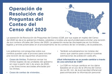 Operación de Resolución de Preguntas del Conteo del Censo del 2020