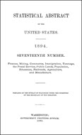 Statistical Abstract of the United States: 1894