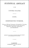 Statistical Abstract of the United States: 1895