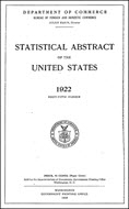 Statistical Abstract of the United States: 1922