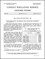 Family Income in the United States: 1955