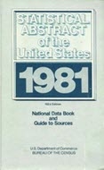Statistical Abstract of the United States: 1981