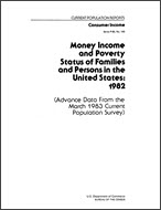 Money Income and Poverty Status of Families and Persons in the United States: 1982 (Advance Data)