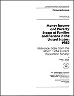 Money Income and Poverty Status of Families and Persons in the United States: 1983 (Advance Data)