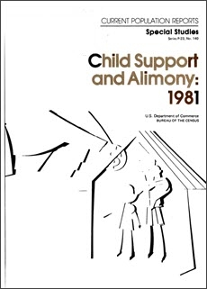 Child Support and Alimony: 1981