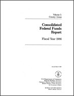 Consolidated Federal Funds Report: Fiscal Year 1986, Volume I: County Areas