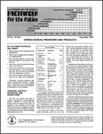 Factfinder for the Nation: Census Bureau Programs and Products