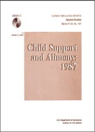 Child Support and Alimony: 1987