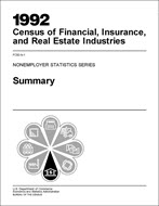 1992 Census of Financial, Insurance, and Real Estate Industries: Nonemployer Statistics Series, Summary