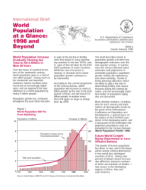 World Population at a Glance: 1998 and Beyond