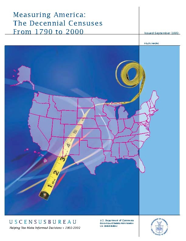 Measuring America: The Decennial Censuses From 1790 to 2000
