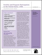 Fertility and Program Participation in the United States: 1996