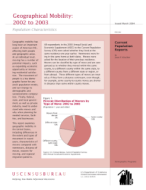Geographical Mobility: 2002 to 2003