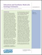 Education and Synthetic Work-Life Earnings Estimates