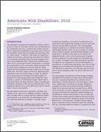 Americans with Disabilites: 2010