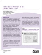 Home-Based Workers in the United States: 2010