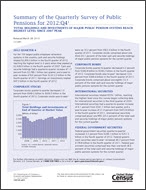 Summary of the Quarterly Survey of Public Pensions for 2012: Q4