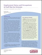 Employment Status and Occupations of Gulf War-Era Veterans