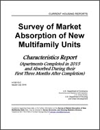 Market Absorption of Apartments: 2015 Characteristics Report