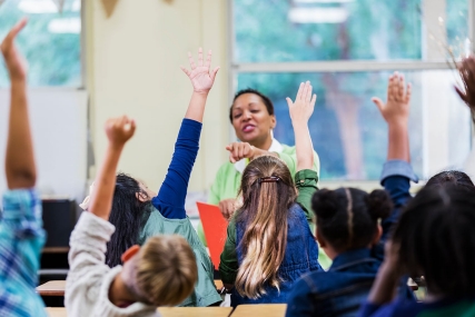 The Annual Survey of Public Employment and Payroll shows the largest government employment categories: education, hospitals, and police protection.