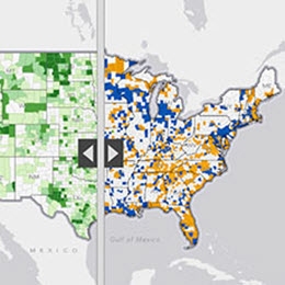 Story Maps Illustrate Metro Area and County Population Change