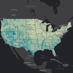 This interactive map makes hard-to-survey areas easier to identify using American Community Survey (ACS) estimates available in the Planning Database.