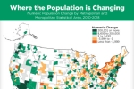 Numeric Population Change by Metro/Micro Area: 2010-2018