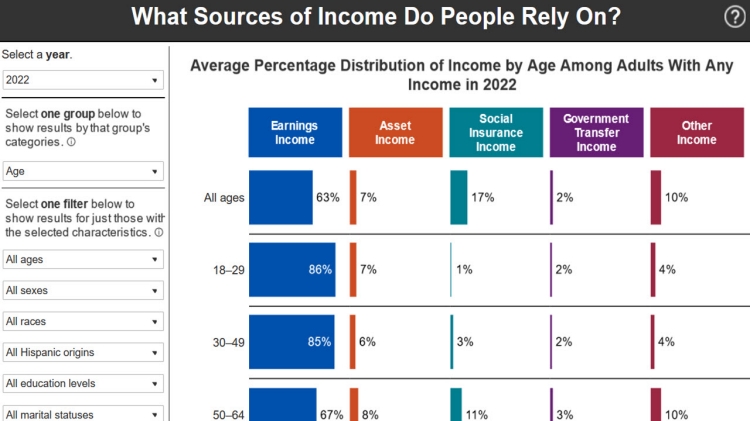 What Sources of Income Do People Rely On?