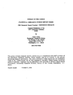 Content Evaluation of the 1977 Economic Censuses (DE2)