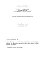 The Effects of Altering the Design of Branching Instructions on Navigational Performance in Census 2000